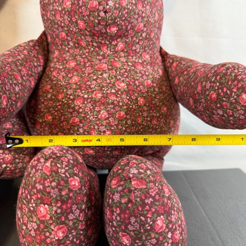 Set of 2 Handmade Floral Teddy Bears Plush Stuffed Animals Cute Doll‎ Decor